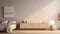 Contemplative Minimalist Wooden Bedroom With Japanese Minimalism