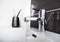 Contemporary bathroom sink detail