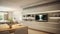 contemporary blurred tv home interior