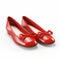 Contemporary Candy-coated Red Dress Shoes With Ultrafine Detail