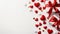 Contemporary Candy-coated Valentine\\\'s Day Gift Decorations On White Background