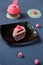 Contemporary Chocolate Raspberry Mousse Cake