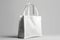 Contemporary eco-friendly tote bag mockup, white blank cotton design