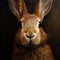 Contemporary Fairy Tale: The Enchanting Face Of A Brown Rabbit