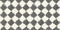 Contemporary geometric tribal diamond checker tiles motif ripped fabric collage in navy, beige, brown, and white