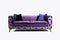 Contemporary Glam Velvet Sofa: Art Deco-inspired Design with a Modern Twist