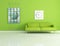 Contemporary green interior