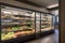 Contemporary Grocery Store Interior Design with Fresh Produce and Organic Products, Generative AI