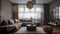 Contemporary and harmonious living room