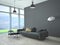 Contemporary living room loft interior