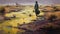 Contemporary Painting: Margaret\\\'s Journey Through The Abstract Desert