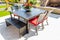 Contemporary Patio Furniture With Table, Chairs & Bench