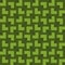 Contemporary seamless pattern of various square shapes in green shades