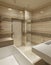 Contemporary style bathroom