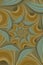 contemporary style gold brown and beige creative spiral design