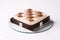 Contemporary Three Chocolates Mousse Cake