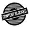 Content blocked rubber stamp