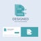 content, files, sharing, share, document Business Logo Glyph Icon Symbol for your business. Turquoise Business Cards with Brand