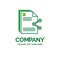 content, files, sharing, share, document Flat Business Logo temp