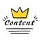 Content is king