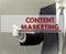 Content marketing concept. advertising, internet and business background
