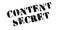 Content Secret rubber stamp