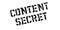 Content Secret rubber stamp