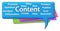 Content Wordcloud Colorful Comment Symbol