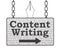 Content Writing Signboard