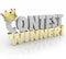 Contest Winner Crown Words Jackpot Lucky Prize Recipient