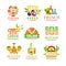 Continental cuisine logo design set, Italian, Greek, French, Japanese, Mexican authentic traditional continental food