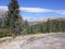 Continental divide colorado rocky mountains blue spruce trees clear skies snow capped mountains