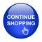 continue shopping icon web button