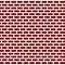 Continues pattern simple block brick wall red and white