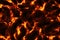 Continuous pattern with hot lava