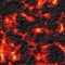 Continuous pattern with hot lava