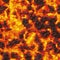 Continuous pattern with hot lava