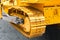 Continuous track tank tread or chains wheels excavator