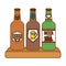 contour bottles of beer icon image