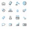 Contour business web icons