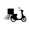 contour fast food delivery icon