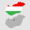 Contour of Hungary