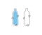 Contour Plastic bottle recycling symbol with arrows in one continuous line drawing. Eco pet use concept in lineart style