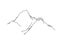 Contour sketch of mountains clipart. Hand drawn rocky peaks everest linear black panorama natural alpine rocky massifs.