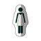 contour woman dress icon image