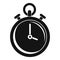 Contraceptive stopwatch icon, simple style