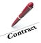 Contract Pen Signing Name Signature Agreement Legal Document