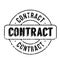 Contract rubber stamp