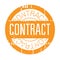 Contract rubber stamp