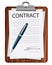 Contract Signing Legal Agreement Concept. Vector Illustration